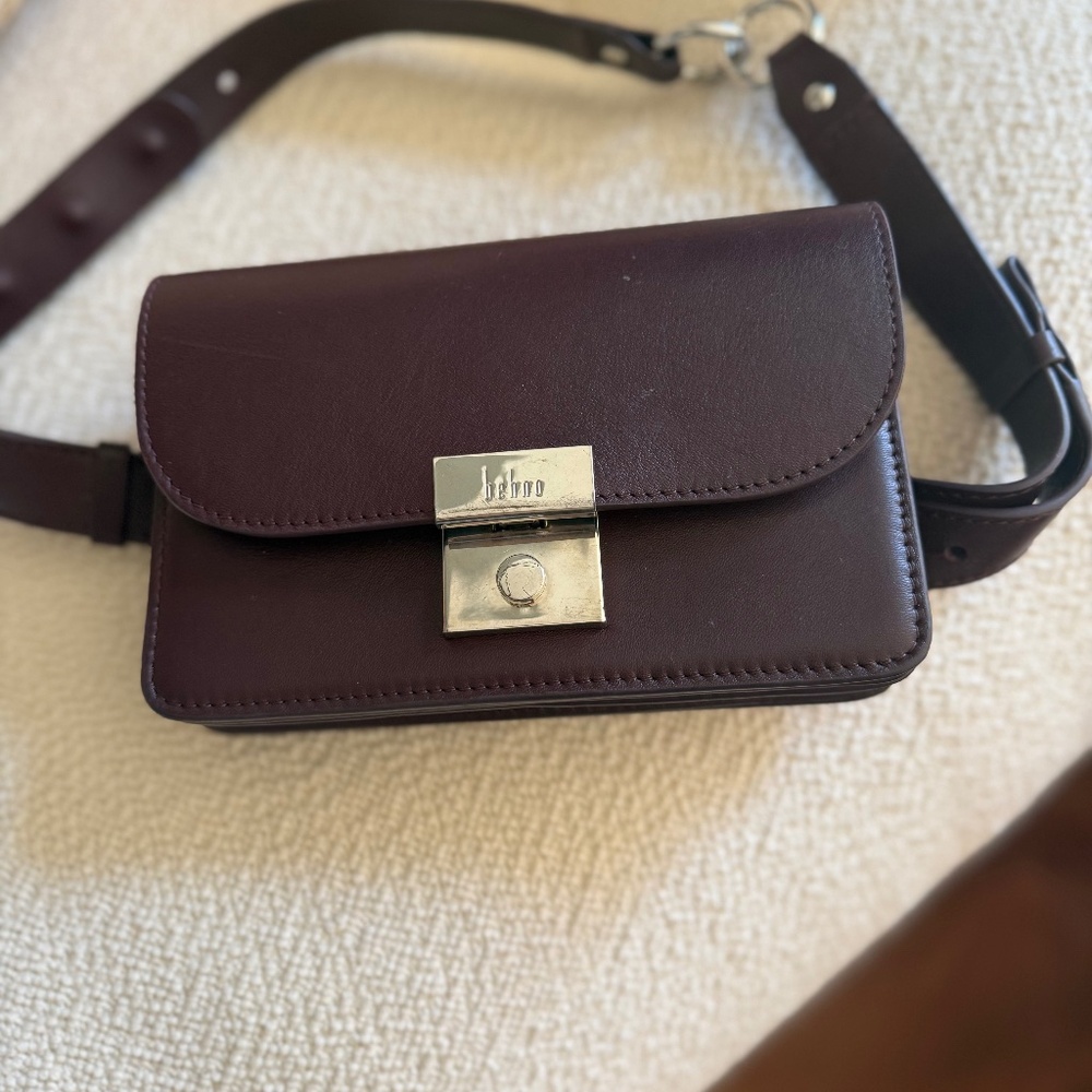 Behno Amanda Belt Bag in Burgundy